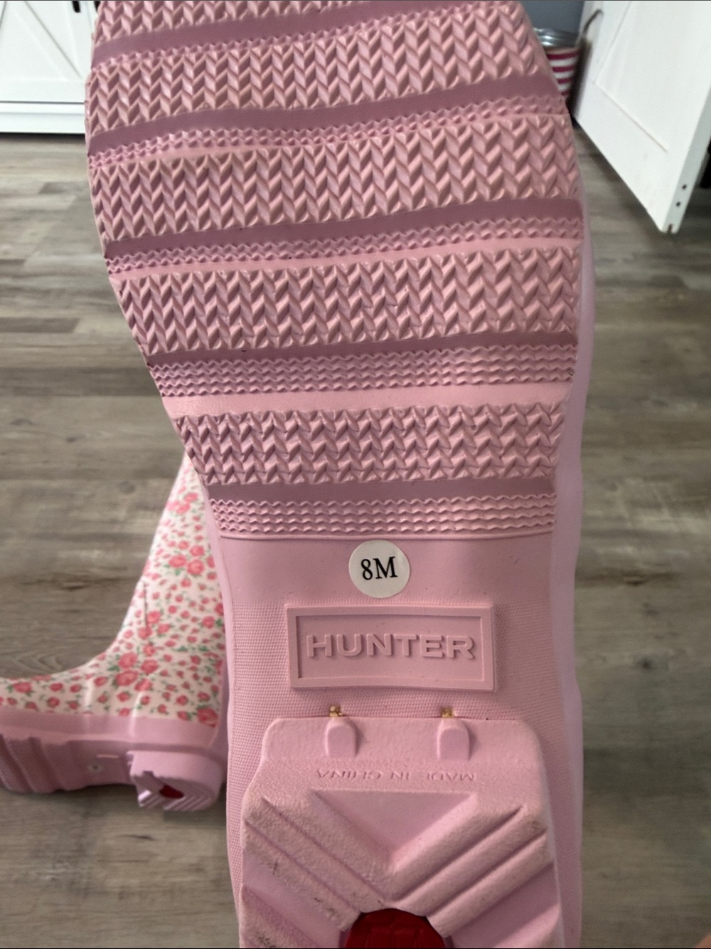 Hunter X Love Shack Fancy tall floral rain boots 🌸🩷 - Picture 8 of 8